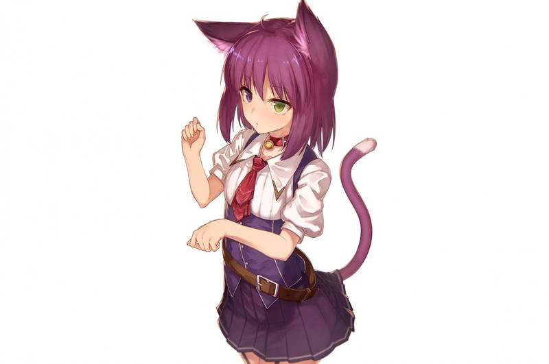 anime, anime girls, heterochromia