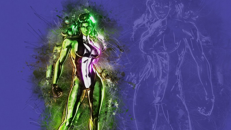 hero, comics, artwork, She-Hulk, Hulk, Marvel Vs. Capcom, Marvel vs. Capcom 3: Fate of Two Worlds