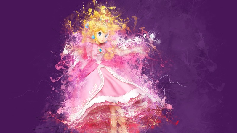 hero, artwork, Super Mario Bros., Princess Peach, Super Smash Brothers