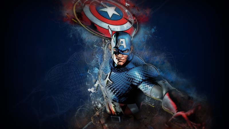hero, comics, artwork, Captain America, Marvel vs. Capcom 3: Fate of Two Worlds, Marvel Vs. Capcom