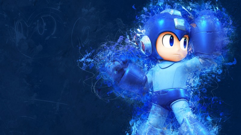 hero, artwork, Mega Man, Super Smash Brothers