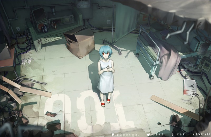 Neon Genesis Evangelion, anime girls, Ayanami Rei