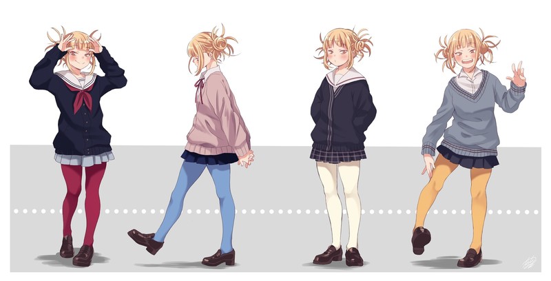 Boku no Hero Academia, anime girls, Himiko Toga