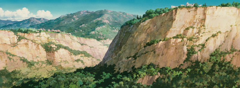 Studio Ghibli, anime, landscape, nature