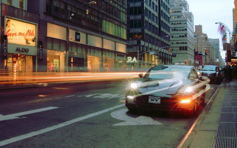 car, Porsche Panamera, street