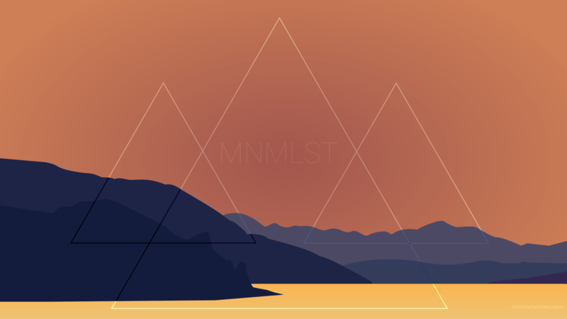 minimalism, digital art, landscape