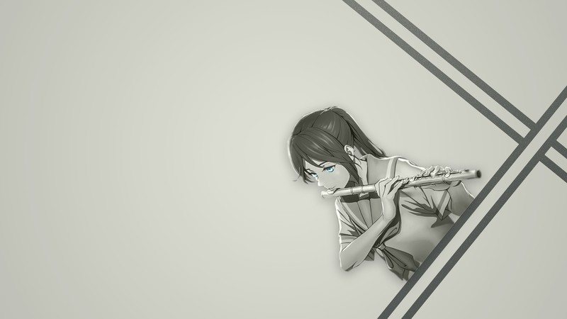 anime girls, music