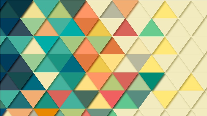 colorful, geometry, triangle, pattern