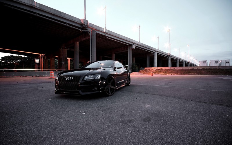 car, concept car, vehicle, urban, Audi, black cars