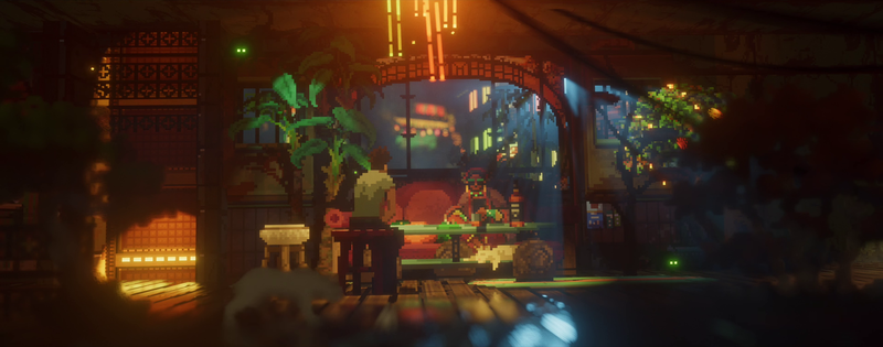 cyberpunk, video games, pixel art, The Last Night