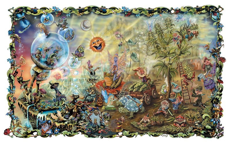 psychedelic, trippy, fantasy art
