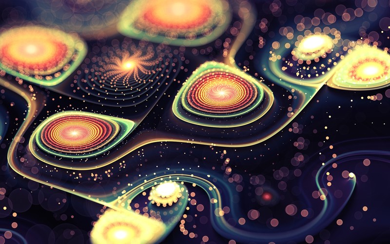 psychedelic, trippy, abstract, 3D Abstract, digital art