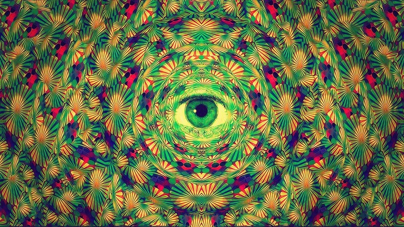 psychedelic, trippy, eyes, fractal