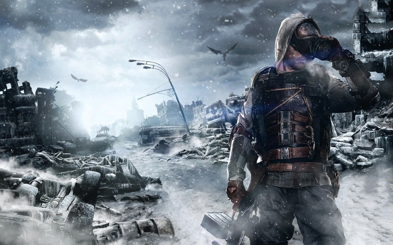 Metro Exodus, video games, video game art, apocalyptic, sky, ruin