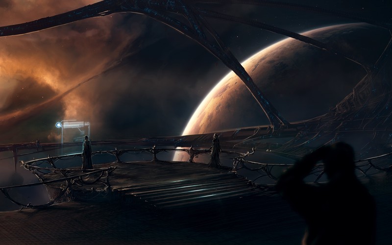 Taenaron, science fiction, futuristic, 3D