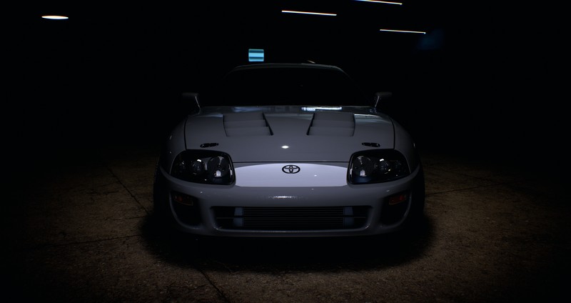 Need for Speed, grey, Toyota Supra