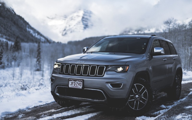 car, tuning, Jeep, Jeep Grand Cheeroke, snow, ice