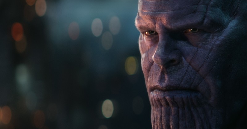 Avengers Infinity War, scars, portrait, Thanos, The Avengers, Marvel Cinematic Universe, Marvel Comics