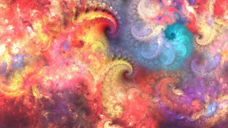 psychedelic, colorful, abstract, trippy, fractal