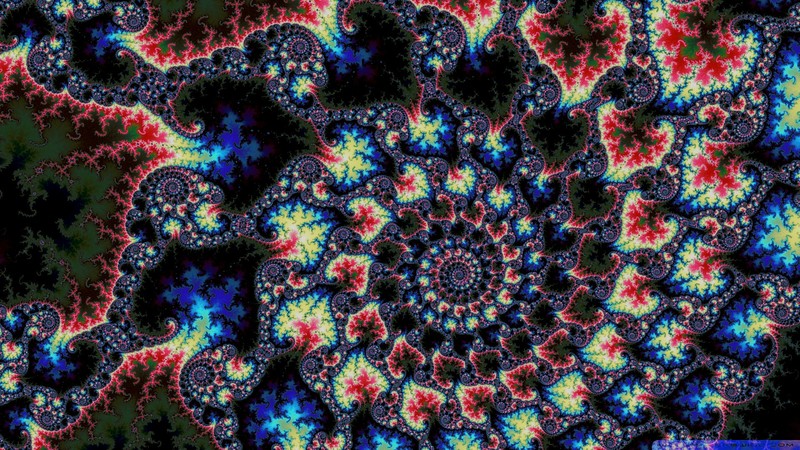psychedelic, colorful, abstract, trippy, fractal