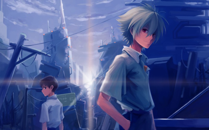 anime, anime boys, Neon Genesis Evangelion