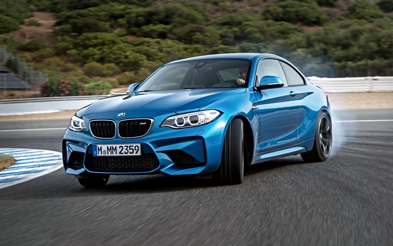 car, tuning, BMW, blue cars, numbers, vehicle, BMW M2, BMW 2 Series