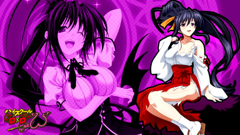 anime, anime girls, Highschool DxD, Himejima Akeno, High School DxD