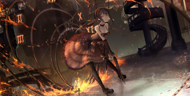 anime girls, Tokisaki Kurumi, Date A Live