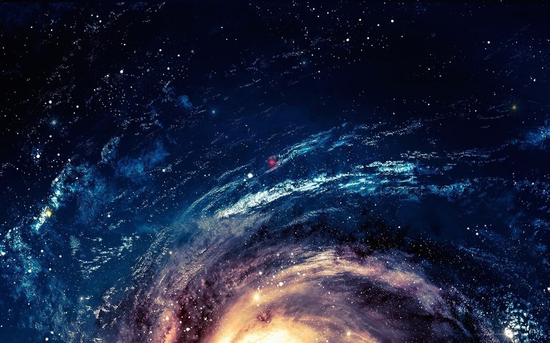galaxy, abstract, science fiction, stars
