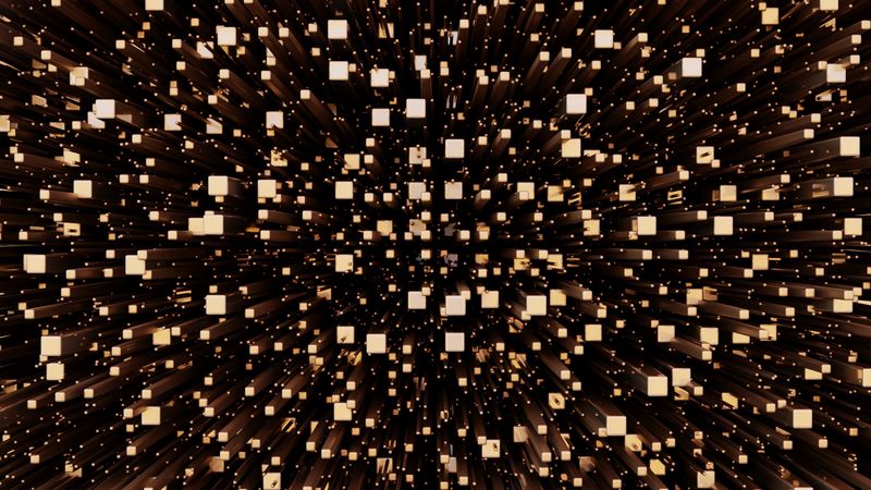 structure, 3d, shapes, depth, abstraction, 4k