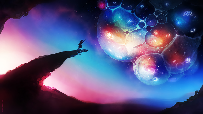 digital art, space, colorful, fantasy art