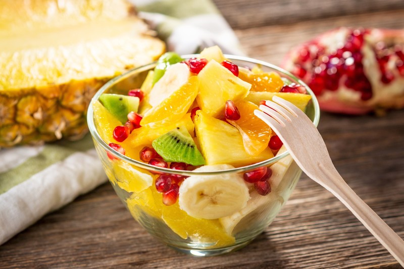 salad, fruit, food
