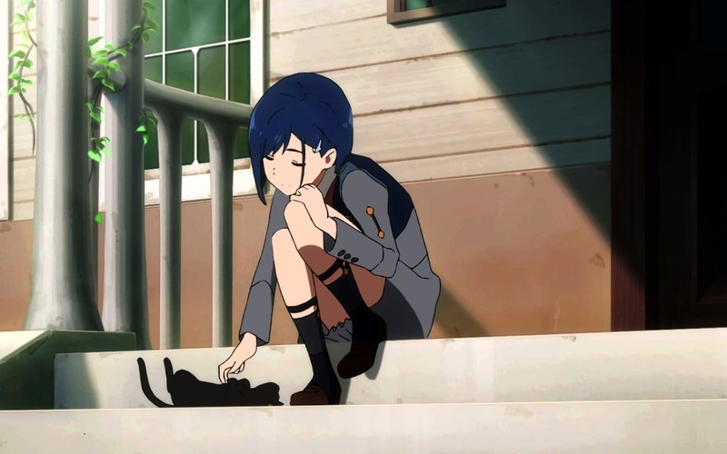 anime, anime girls, Darling in the FranXX, Ichigo (Darling in the FranXX), cats