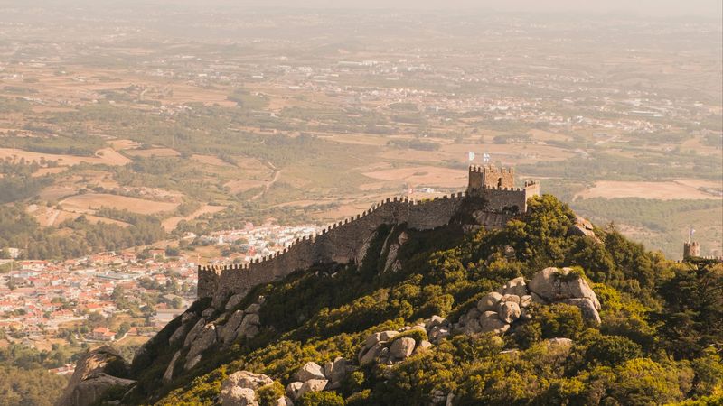 hill, fortress, old, height, city, overview, 4k