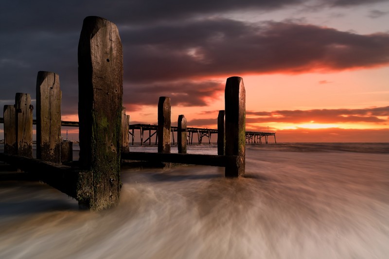 dark, sunlight, sea, sky, nature