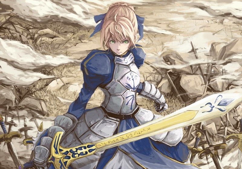 Fate Series, Fate/Stay Night, anime girls, Saber, Arturia Pendragon