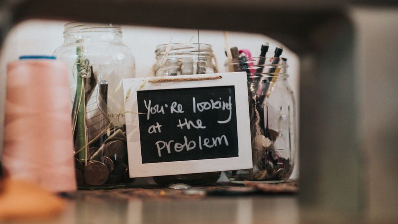 sign, inscription, problems, text, jars, 4k