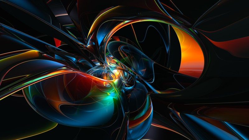 digital art, colorful, abstract