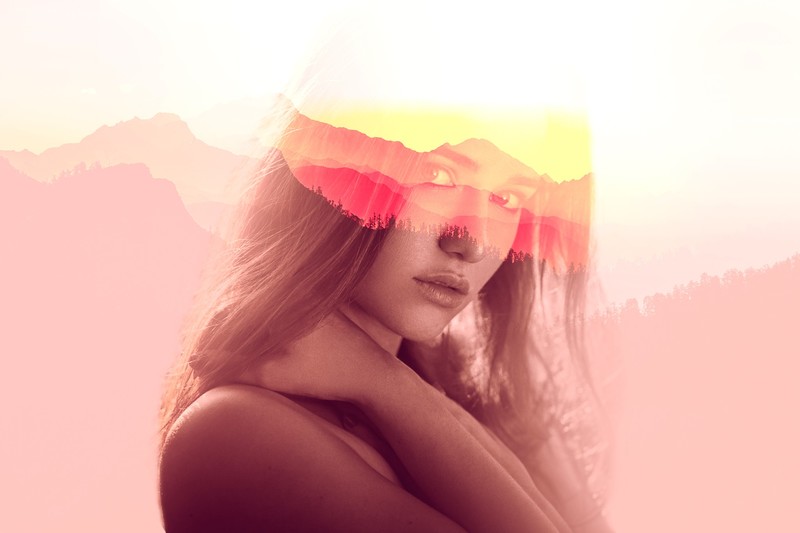 nature, women, face