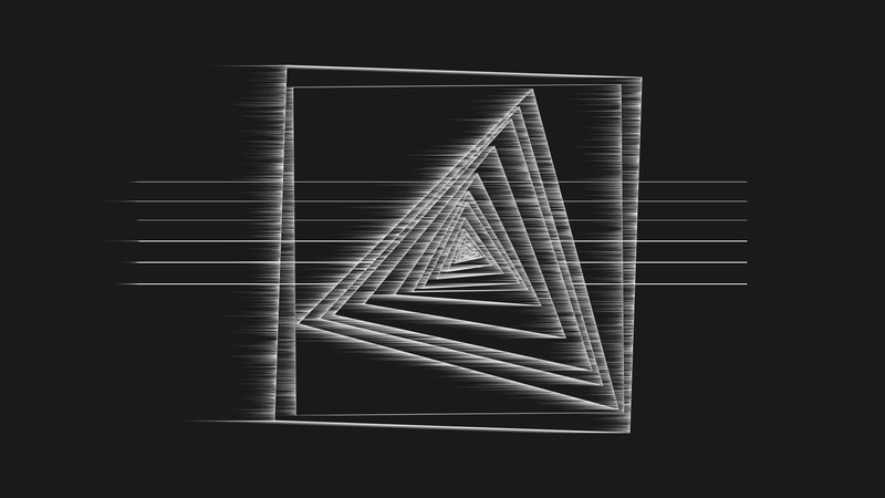 geometry, minimalism, simple background, lines, triangle, monochrome