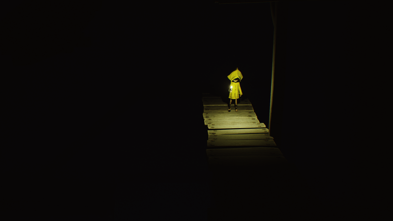 dark, black, Little Nightmares, yellow, minimalism