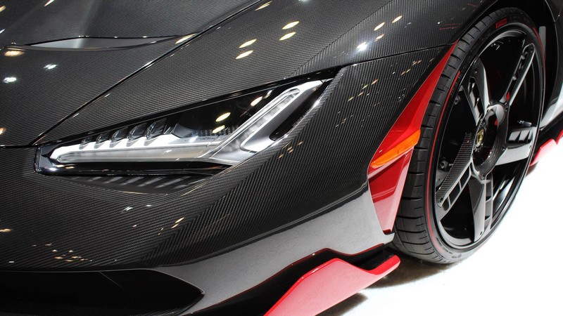 Lamborghini Centenario LP770-4, car, rims, head lights, Lamborghini
