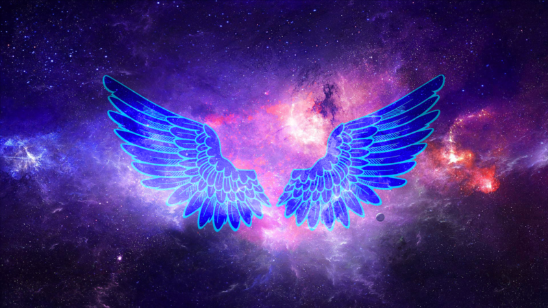 photo manipulation, wings, space art