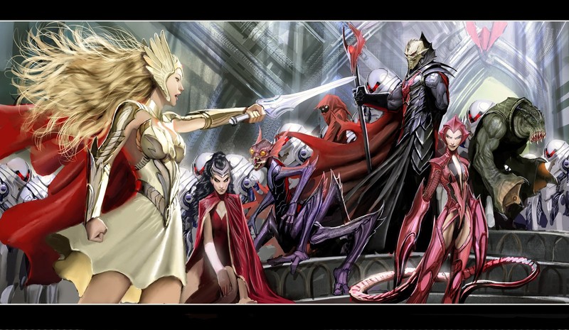 She-Ra, Nebezial, He-Man and the Masters of the Universe