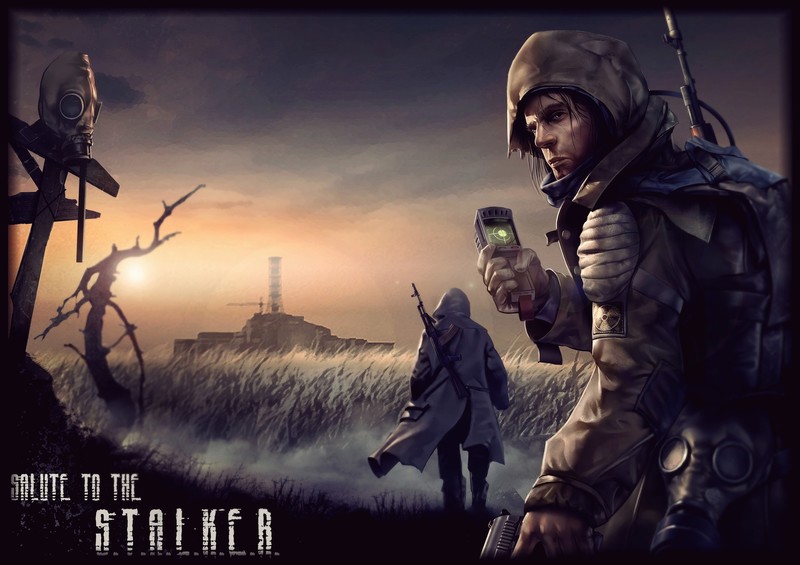 S.T.A.L.K.E.R., shooter, illustration, Games posters