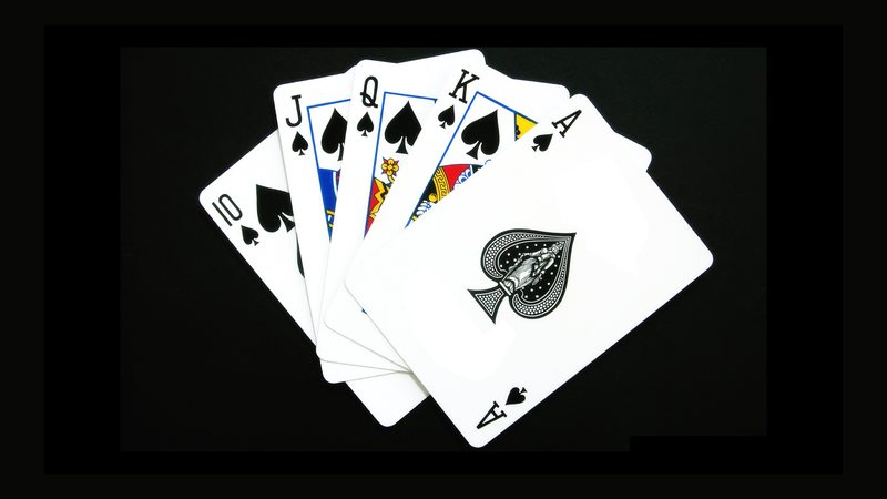 playing cards, Royal Flush, poker, spades