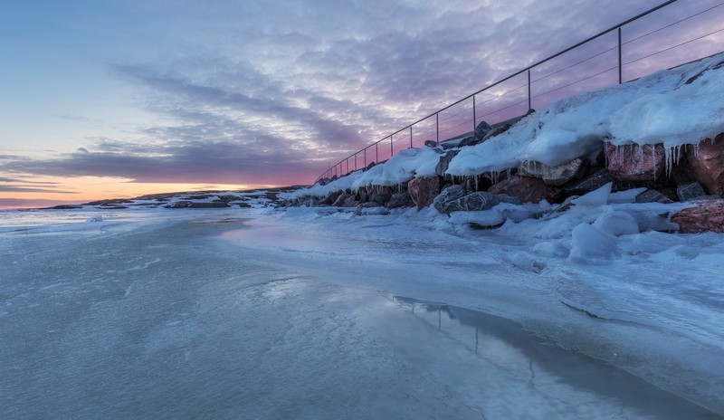 nature, winter, ice