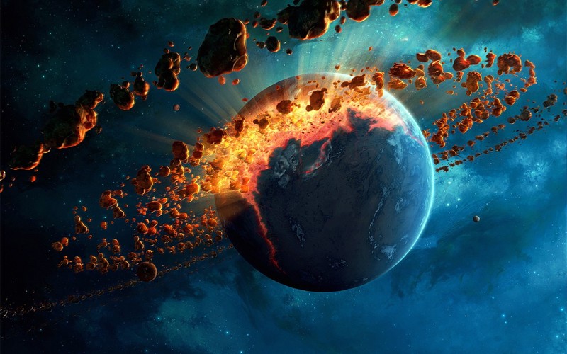 colorful, space, 3D, planet