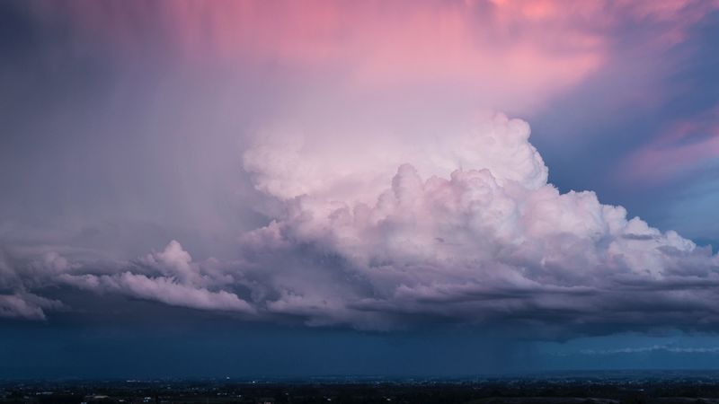 clouds, cumulus, thunderstorm, height, atmosphere, 4k