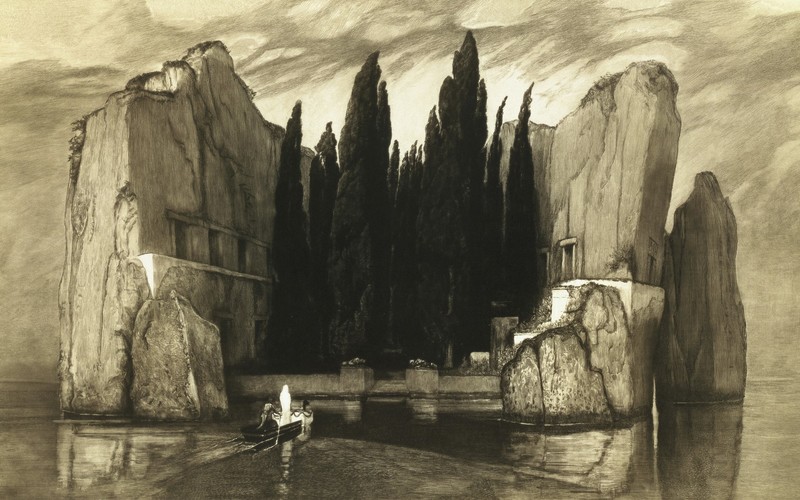 Greek mythology, Art Nouveau, Arnold Böcklin, painting